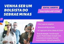 Sebrae tem 18 vagas no sul de Minas com bolsas de até 5 mil vaga sebrae sul de minas