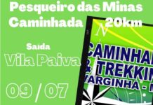 Vem aí a Caminhada Pesqueiro das Minas caminhada trekking pesquiro das minas varginha