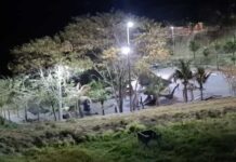 Parque dos Dinossauros recebe novas luminárias mais eficientes Parque dos Dinossauros