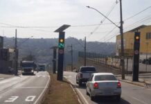 Lombada eletrônica começa a funcionar em Varginha Lombada Eletrônica