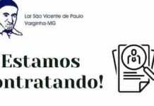 Lar São Vicente de Paulo tem vagas de emprego para Cuidador de Idosos e Serviços Gerais Vaga de emprego Lar São Vicente de Paulo