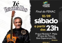 Zé Ramalho faz show gratuito neste sábado, na final do Festival da Canção em Boa Esperança zé ramalho boa esperança festival