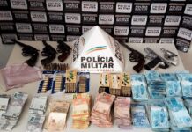 Homem é preso após atirar na casa de ex-mulher Dinheiro e armas