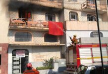Prédio é interditado em Varginha após apartamento pegar fogo Prédio Interditado
