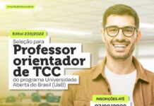 Programa Universidade Aberta do Brasil abre edital para Professor Orientador EaD Professor Orientador EaD