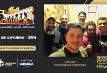Banda Senso Folha é a atração desta semana na 5ª da Boa Música Banda Senso Folha Varginha 5ª da Boa Música