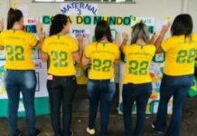 Funcionários e professores poderão devolver camisetas amarelas com o número 22 Camiseta com número 22