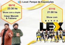 Aniversário de Varginha: ingressos gratuitos estão disponíveis para show de César Menotti e Fabiano Césa Menotti e Fabiano Varginha