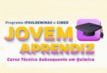 IFSULDEMINAS abre inscrições para curso Técnico de Química dentro do programa Jovem Aprendiz Jovem Aprendiz