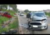Motorista embriagado causa acidente na Avenida do Contorno, em Varginha acidente