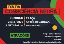 Dia da Consciência Negra será comemorado com várias atrações neste domingo Dia da Consciência Negra Varginha 2022