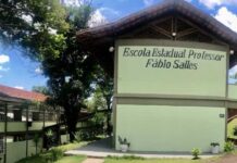 Escola estadual oferece vagas para aulas em tempo integral em Varginha EE Fábio Salles