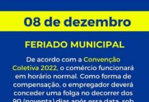 Quinta-feira (8) é feriado municipal em Varginha Feriado Municipal Varginha