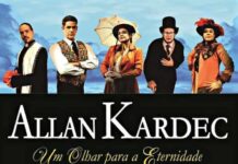 Peça “Allan Kardec – Um Olhar para a Eternidade” será apresentada em Varginha Cartaz peça de Teatro Allan Kardec Varginha