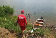 Jovem morre afogado no Lago de Furnas Bombeiros