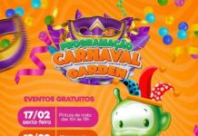 Confira a programação gratuita de Carnaval do Via Café Garden Shopping em Varginha Carnaval Shopping Varginha