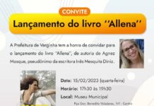 Livro “Allena” será lançado no Museu de Varginha livro Allena Agnez Mosque