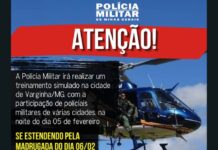 Treinamento simulado da PM será realizado em Varginha Treinamento