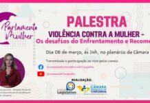 Dia Internacional da Mulher terá palestra com Delegada especializada em Atendimento a Mulher Palestra violência contra a mulher