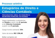 Processo Seletivo para estagiários na Procuradoria Geral e na Secretaria da Fazenda em Varginha termina nesta sexta estagiários prefeitura