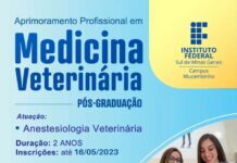 Pós-graduação em Medicina Veterinária tem vagas abertas no IFSULDEMINAS Pós-graduação Medicina Veterinária