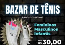 Bazar do Vida Viva com calçados a 30 reais começa hoje bazar de tênis vida viva