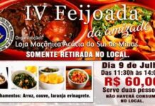 Feijoada da Amizade é neste domingo Feijoada da Amizade Varginha
