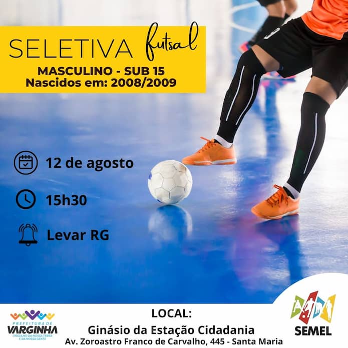 Seletiva Futsal Varginha