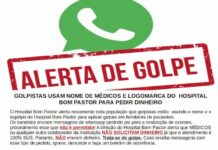 Golpistas usam nome de médico e logomarca do Hospital Bom Pastor para pedir dinheiro golpistas hospital bom pastor