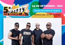 Grupo Vento dos Areais se apresenta esta semana na 5ª da Boa Música Vento dos Areais 5ª da Boa Música