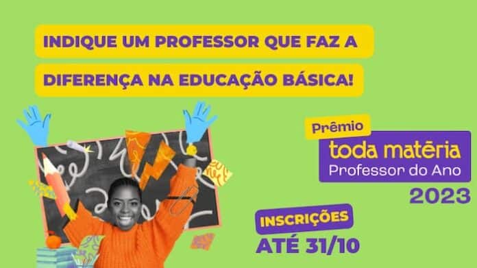 prêmio professor do ano 2023 prêmio professor do ano 2023