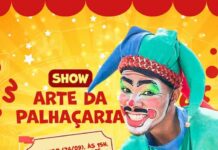 Domingo tem show infantil gratuito “A arte da palhaçaria” no Via Café Shopping Center show infantil shopping varginha