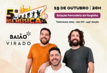 5ª da Boa Música desta semana é com o grupo Baião Virado 5ª da Boa Música Baião Virado