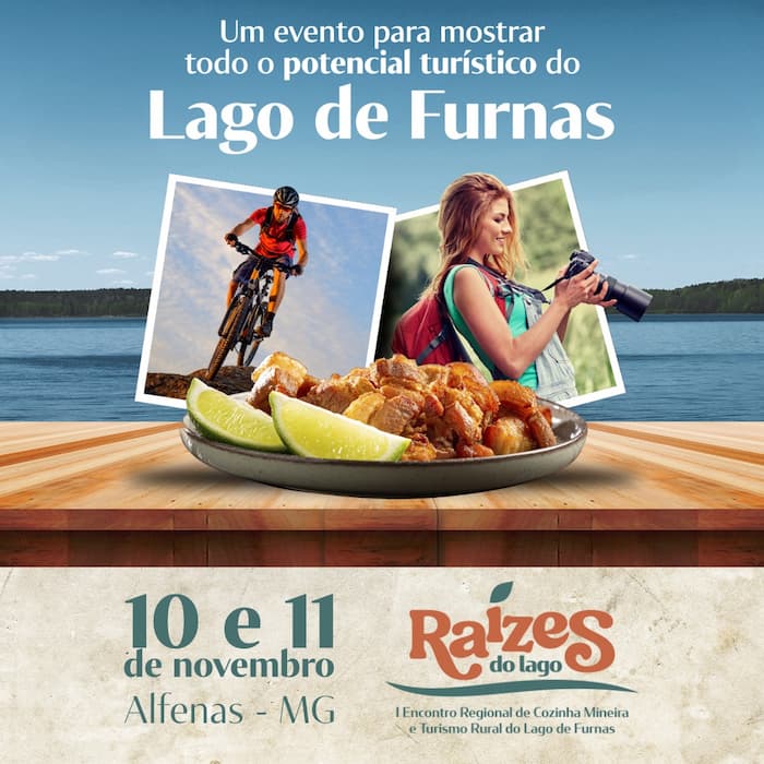 O I Encontro Regional de Cozinha Mineira e Turismo Rural do Lago de Furnas acontecerá em Alfenas nos dias 10 e 11 de novembro.