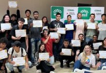 Programa de Voluntariado da Cemig forma estudantes do Sul de Minas em gestão de projetos Programa Voluntariado Cemig alunos