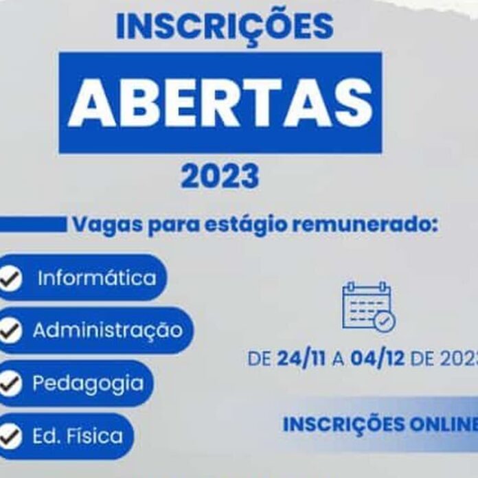 Abertura de Inscrições para Estágio Remunerado Rede de Ensino Pública Municipal de Varginha Abertura de Inscrições para Estágio Remunerado Rede de Ensino Pública Municipal de Varginha