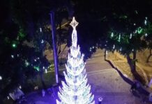 Veja como foi a inauguração da Decoração de Natal em Varginha Inauguração Natal Varginha