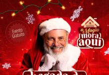 Papai Noel chega ao Shopping nesta quarta-feira (15)