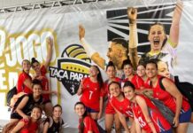 Equipe de Vôlei feminino de Varginha participa da Taça Paraná equipe de Voleibol Feminina da Secretaria Municipal de Esportes e Lazer de Varginha