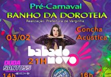 Banho da Doroteia é neste sábado, veja a programação do pré-carnaval em Varginha banho da dorotiea babado novo varginha 2024