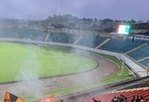 Prefeitura de Varginha inaugura sistema de iluminação, som e placar moderno no Estádio Municipal Melão estádio melão