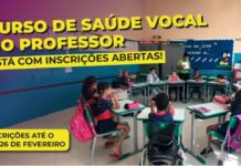 SEE abre inscrições para Curso de Saúde Vocal do Professor Curso de saúde Vocal do Professor SEE