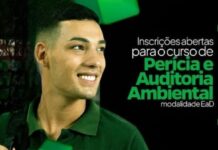 Últimos dias para inscrições no Curso gratuito de Perícia e Auditoria Ambiental EaD Curso de Perícia e Auditoria Ambiental EaD Gratuito