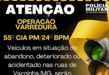 Polícia Militar vai intensificar fiscalização e remoção de veículos abandonados em Varginha veículos abandonados