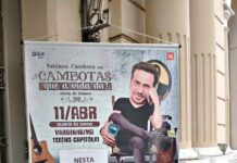 Fabiano Cambota apresenta stand’up nesta quinta em Varginha fabiano cambota varginha stand'up