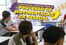 Secretaria de Educação abre inscrição para o processo de Movimentação de Pessoal para Servidores Processo de Movimentação de Pessoal