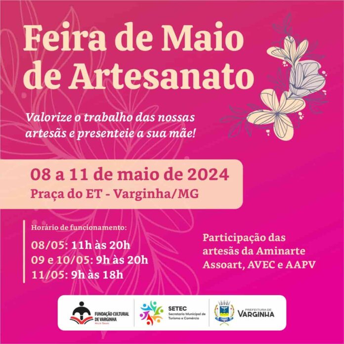 Feira de Artesanato Dia das Mães Feira de Artesanato Dia das Mães