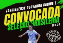 Atleta varginhense Giovanna Karine Silva é convocada para a Seleção Brasileira Sub-20 de Futsal Giovanna Karine Silva