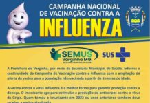 Campanha Nacional de Vacinação contra a influenza (gripe) é prorrogada; veja onde se vacinar em Varginha Locais de vacinação em Varginha Campanha Nacional de Vacinação Contra a Infuenza gripe