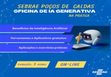 Sebrae Minas abre inscrição para Oficina online de Inteligência Artificial em Poços de Caldas Oficina Inteligência Artificial Poços se Caldas